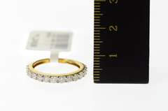 10K Yellow Gold 1.00 Ctw Classic Diamond Simple Wedding Band Ring