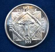 1 OZ Silver Round Animal Images