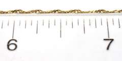 Shimmering 14KT Yellow Gold Rope Chain
