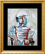 Pablo Picasso, Seated Man