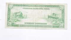 1914 $20.00 Philadelphia, PA. Federal Reserve Large Note