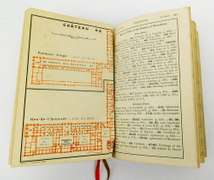 Rare 1913 Baedekers Paris Travel Guide with Maps