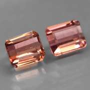 Glittering 1.70ct pair of untreated pink Tourmaline