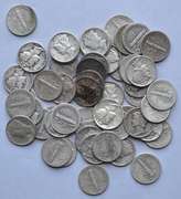 50 Assorted Mercury Dimes