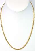 Unique 20-Inch Fancy-Link Chain in 14KT Yellow Gold