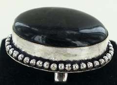 Silver and Natural Stone Rings