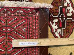 PERSIAN TURKOMAN RUG 3'.5"X 4'.9"
