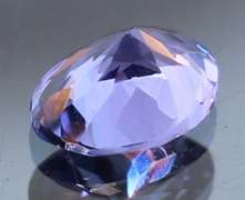 Vivid 1.27ct violet blue Tanzanite solitaire