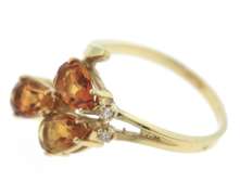 Romantic Yellow Gold Citrine Ring