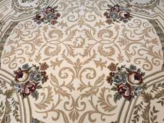 STUNNING PREMIUM  FRENCH AUBUSSON ROUND 8x8