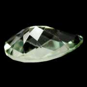 Brilliant 4.71ct platinum green Amethyst