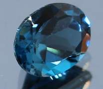 Top London blue 2.51ct 7x9mm Brazilian Topaz