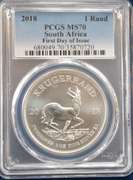 2018 PCGS MS 70 South Africa Krugerrand FDI