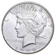 1928-S Peace Silver Dollar