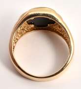 Classic Man's Black Onyx Ring