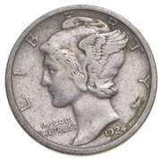 1924-D Mercury Silver Dime
