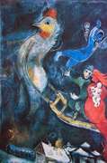Marc Chagall, The Flying Sleigh