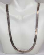 Italian Sterling Silver Snake Necklace