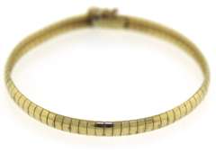 Graceful Omega Yellow Gold Bracelet