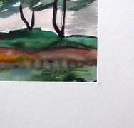 Collectible Nikolay Basov Original Watercolor