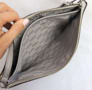 Micheal Kors Jet Set Leather Wristlet Clutch