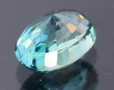 Glistening 2.36ct diamond luster blue Zircon