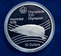 1976 Canada Proof 10 Dollars  Olympic Stadium