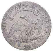 1825 Capped Bust Half Dollar