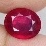 Stunning 5.54ct top imperial red Ruby center stone