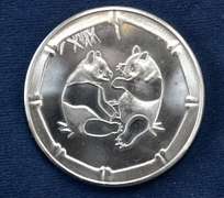 1 OZ Silver Round Animal Images