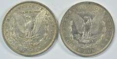 Better 1879-O & 1881-O Morgan Silver Dollars. Nice