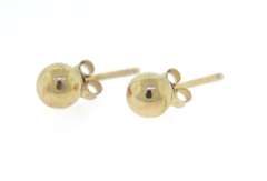 Nice Yellow Gold Ball Earrings