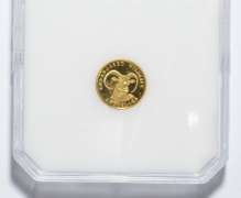 1997 Cook Islands 25 Dollars - Long Horn Sheep - .999 Fine Gold