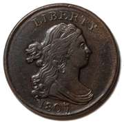 Sharp 1807 Half Cent