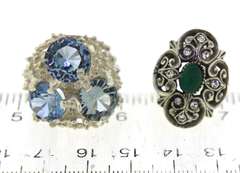 Group of 2 Sterling Silver Rings