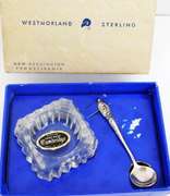 Vintage Sterling Salt Spoon & Salt Dip w/Box