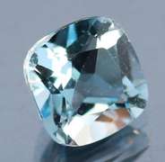 Captivating 5.33ct cushion cut sky blue Topaz