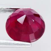 Amazing blood red 2.10ct Ruby solitaire