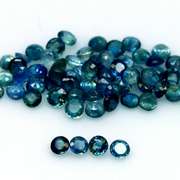 Heated only! 6.87ct set of blue Sapphires from Madagascar