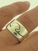 Sterling Silver Two Become One Ring