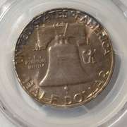 Toned PCGS MS66 Full Bell Line Franklin Half