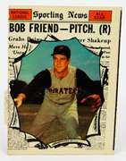 Bob Friend National League All-Star Baseball Card