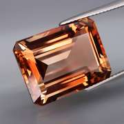 Lavish 20.49ct emerald cut Imperial Topaz