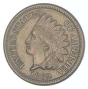 1862 Indian Head Cent