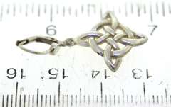 Set of Celtic Knot Pendant and Earrings