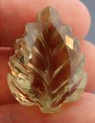 Simply gorgeous 41.85ct champagne Quartz carving