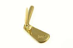14K Yellow Gold Golf Club Head Golfer Lapek Pin/Brooch