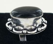 Silver and Natural Stone Rings