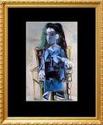 Pablo Picasso, Jacqueline, Seated With Her Cat