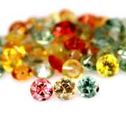 Glittering and bright 6.83ct fancy color Sapphire set